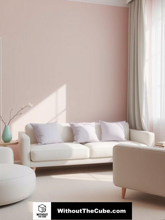 gentle muted color selection