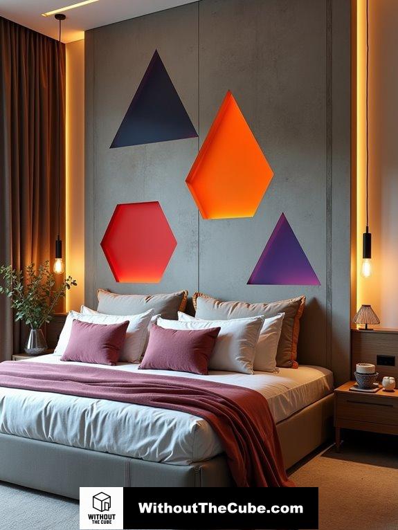 geometric designs and textures