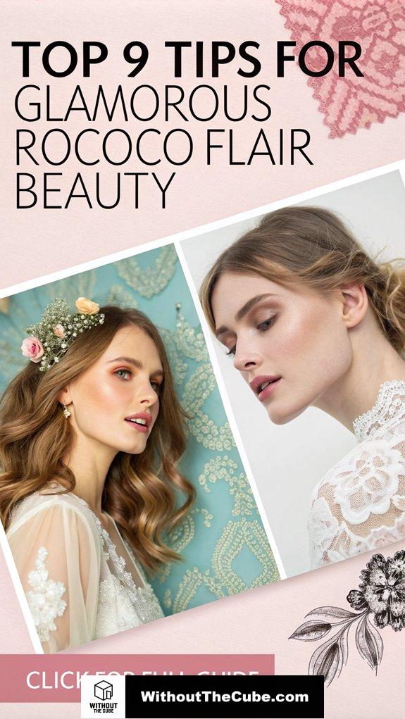 glamorous rococo flair tips