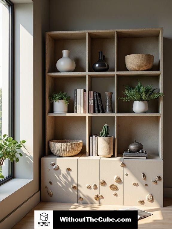 harmonize hues and materials