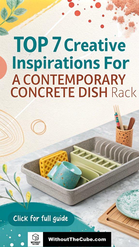 Top 7 Creative Inspirations for a Contemporary Concrete Dish Rack