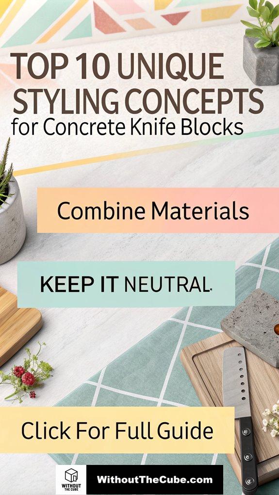Top 10 Unique Styling Concepts for Concrete Knife Blocks