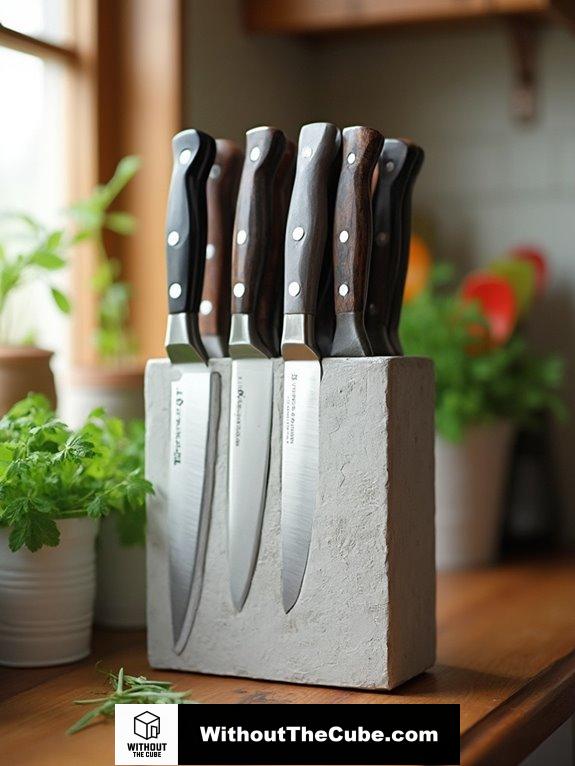 magnetic knife holder system