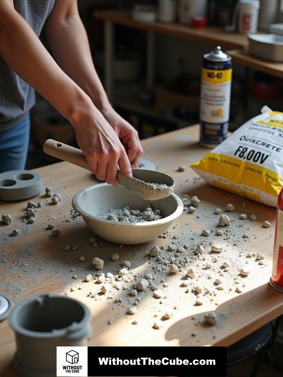 materials and molds preparation