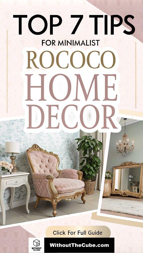 Top 7 Tips for Minimalist Rococo Home Decor
