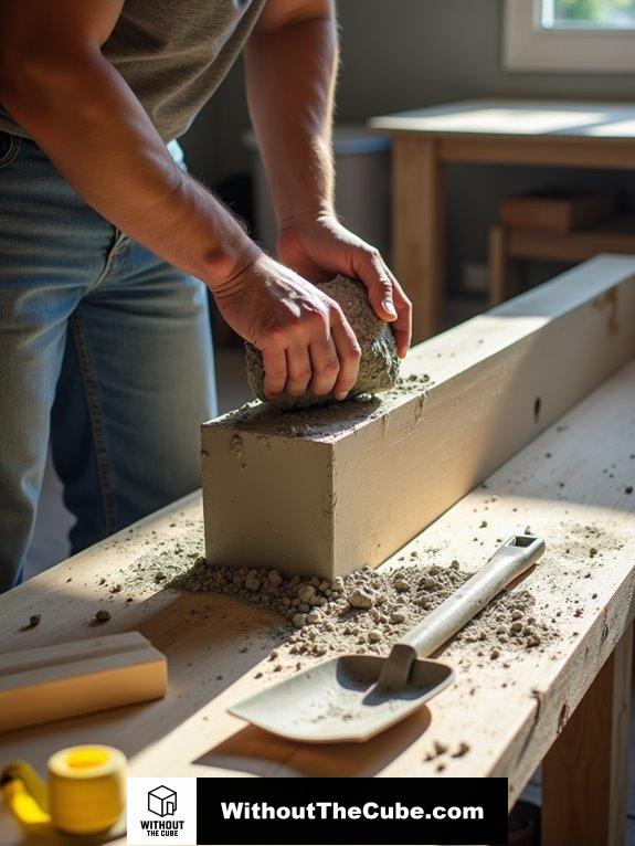 mix and pour concrete