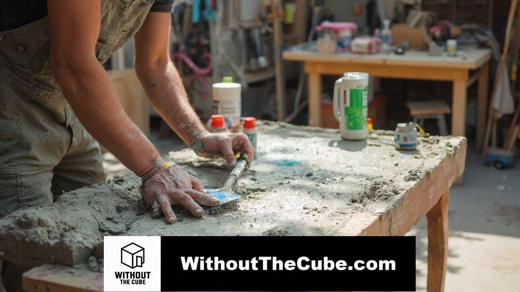 mix and pour concrete