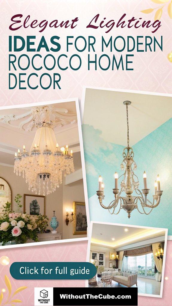 modern rococo lighting inspiration