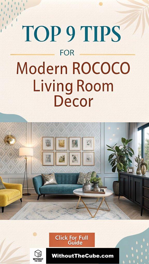 modern rococo living room tips