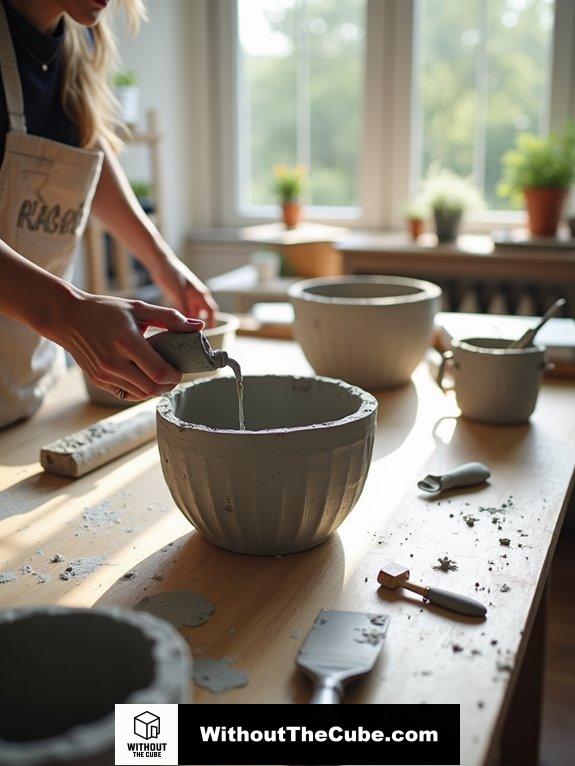 mold filling process involves