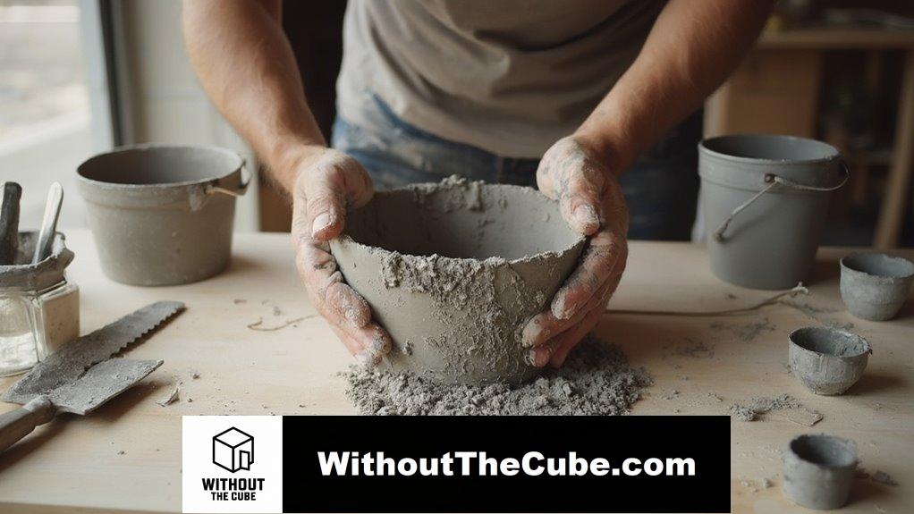 pouring and finishing techniques