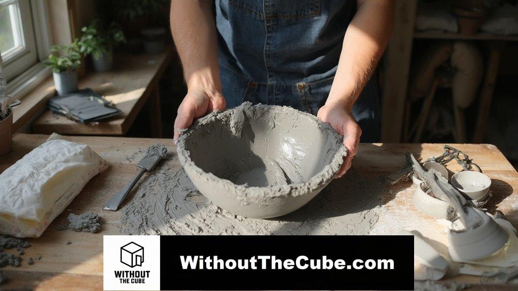 prepare concrete mixture