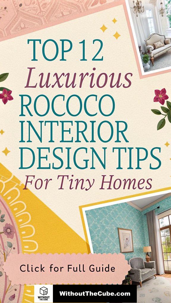 Top 12 Luxurious Rococo Interior Design Tips for Tiny Homes