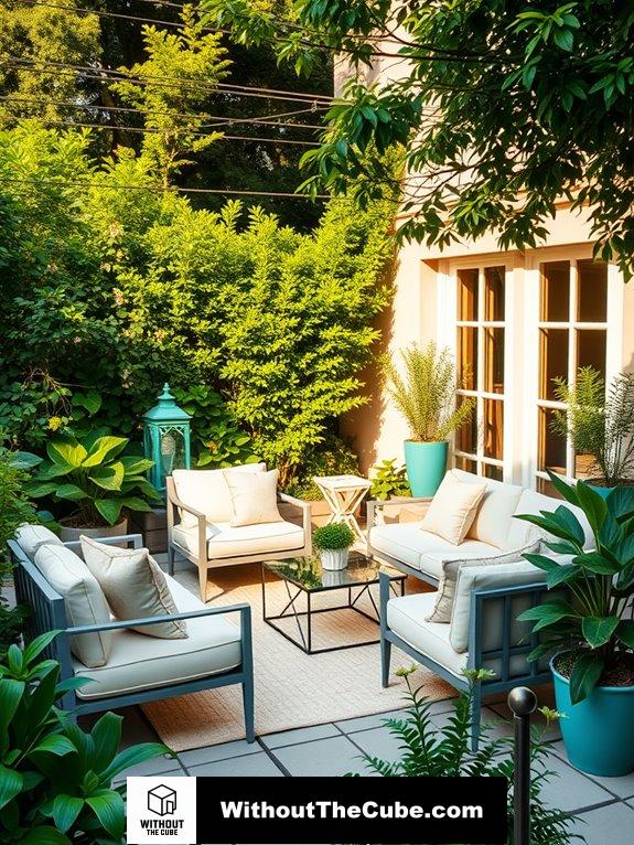 rococo garden color schemes