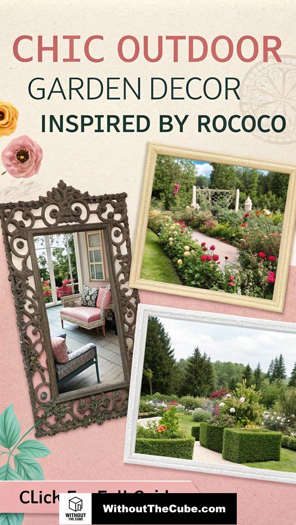 Chic Outdoor Garden Decor Inspired by Rococo