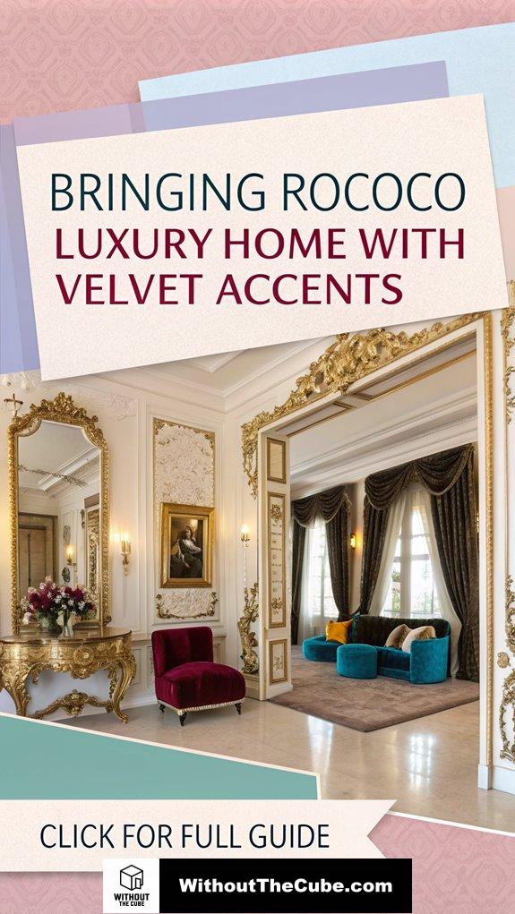 Bringing Rococo Luxury Home With Velvet Accents