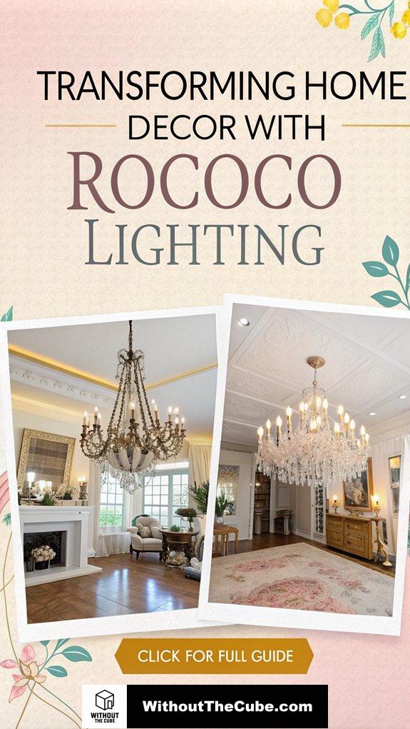 rococo lighting home transformation