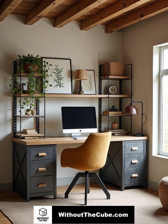 rustic element integration style