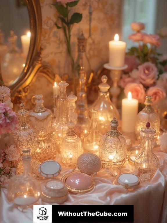 sparkling colorful writing tools