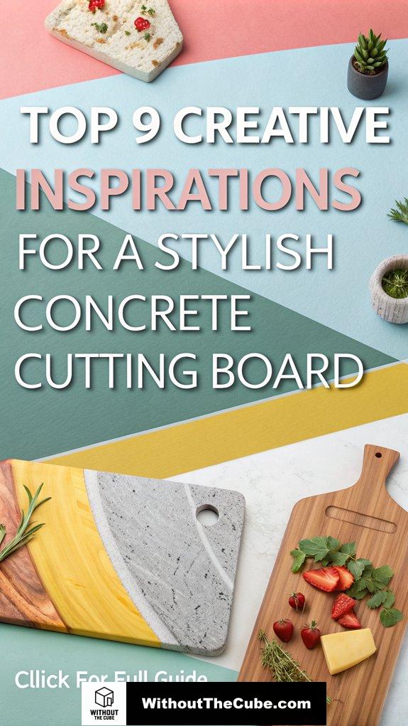Top 9 Creative Inspirations for a Stylish Concrete Cutting Board