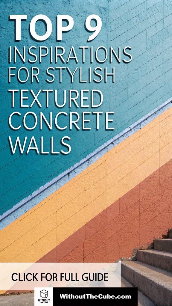 stylish textured concrete walls