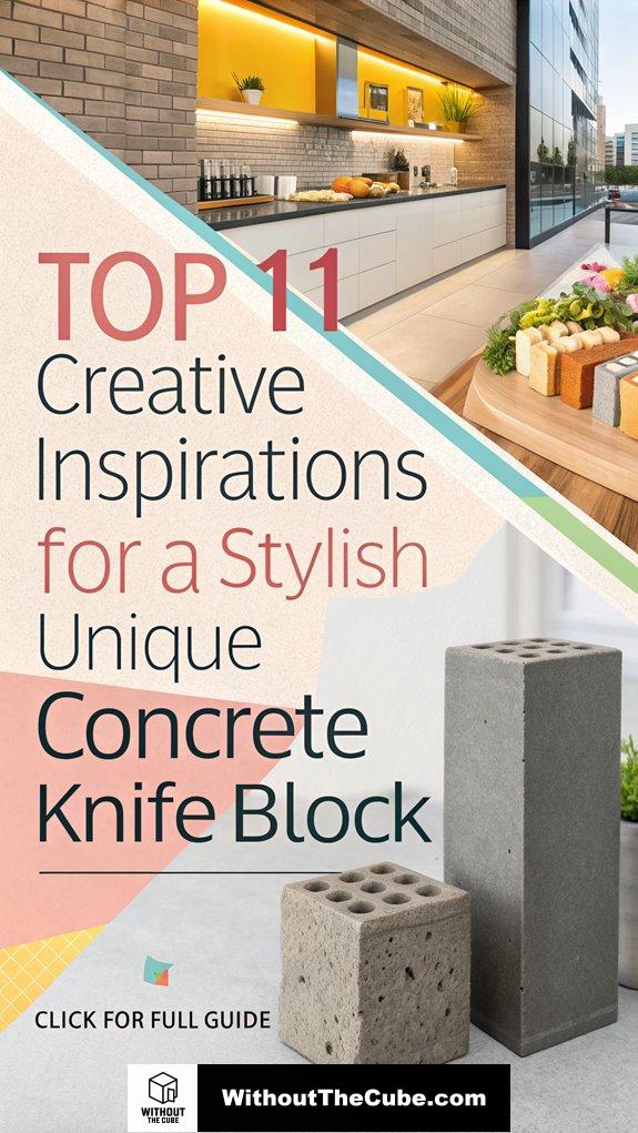 Top 11 Creative Inspirations for a Stylish Unique Concrete Knife Block