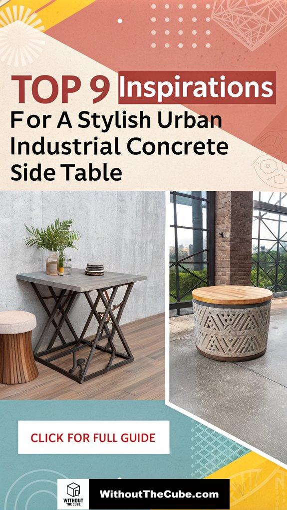 stylish urban industrial table