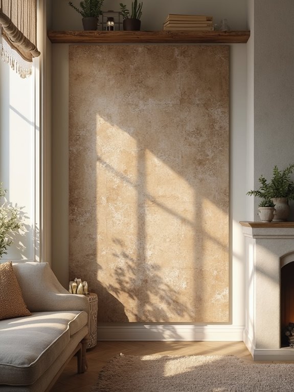 textured concrete wall design