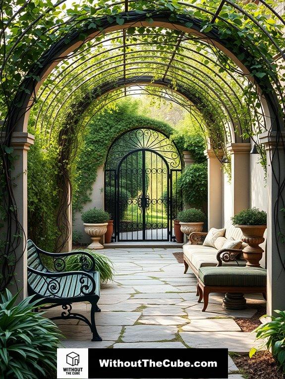 utilize flowing curved lines