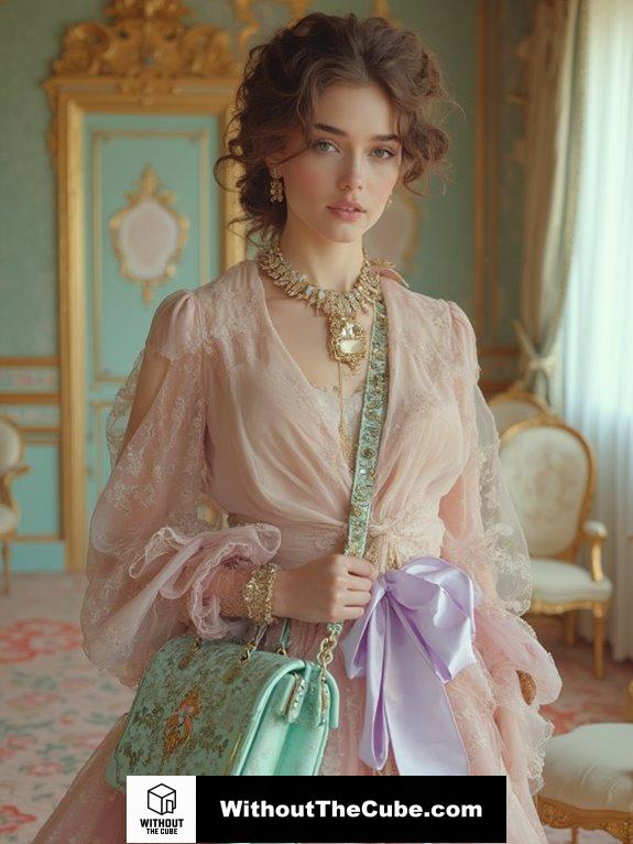 vibrant and soft hues