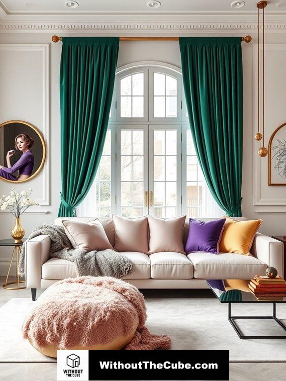 vibrant rococo color schemes