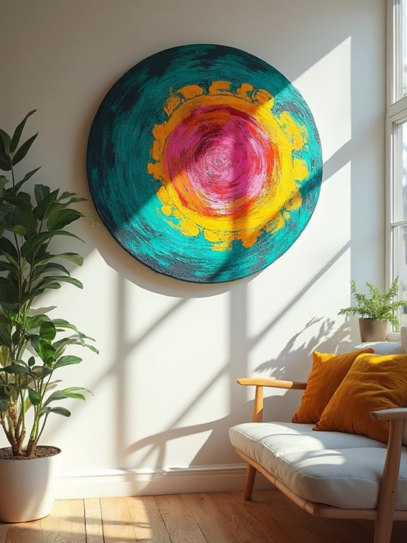 vibrant urban mural installations